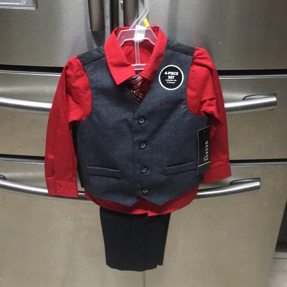 Toddler 4 piece suit set